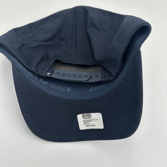 Travis Mathew Golf Hat Cap Snapback 110 Flex Fit Firework Float Red White Blue - Picture 4 of 5